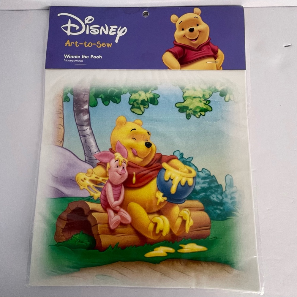 Art To Sew Disney Classic Pooh Quilt Craft 3 Squares Pooh Baby Cross Stitch Book - Picture 9 of 15